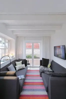 Ein Sitzbereich in der Unterkunft Witt Hus nahe der Ostsee - Ihr perfektes Feriendomizil in Barth