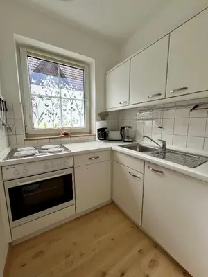 Küche/Küchenzeile in der Unterkunft Birkenstr 14 Timeout Oasis