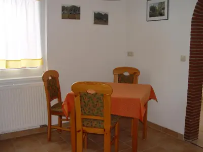 Ein Sitzbereich in der Unterkunft Arbshagen