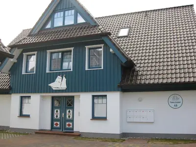 Das Gebäude in dem sich die Ferienwohnung befindet