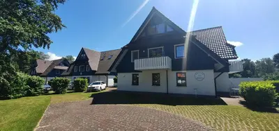 Das Gebäude in dem sich die Ferienwohnung befindet