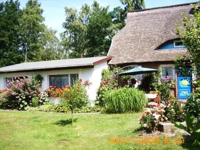 Ein Garten an der Unterkunft Ferienwohnung 