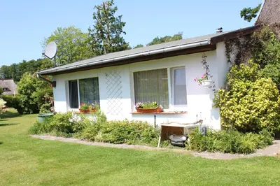 Ein Garten an der Unterkunft Ferienwohnung 