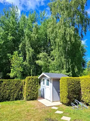 Ein Garten an der Unterkunft Meerglück - Ferienhaus mit gehobener Ausstattung