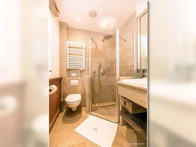 Ein Badezimmer in der Unterkunft Strandhaus 