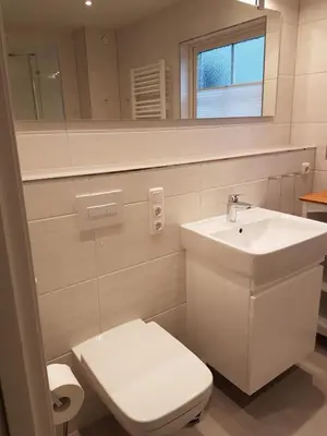 Ein Badezimmer in der Unterkunft App 1 