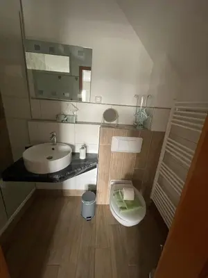 Ein Badezimmer in der Unterkunft Ferienwohnung Diana