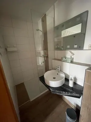 Ein Badezimmer in der Unterkunft Ferienwohnung Diana