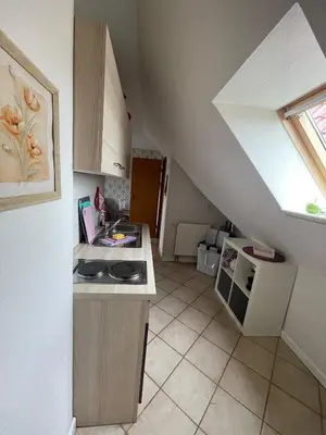Küche/Küchenzeile in der Unterkunft Ferienwohnung Diana