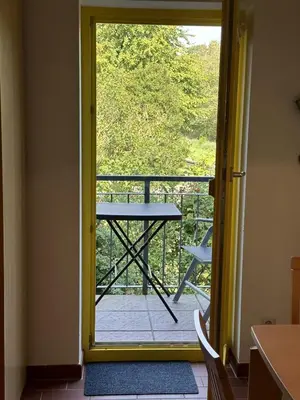 Ein Balkon oder eine Terrasse in der Unterkunft Franzi 2