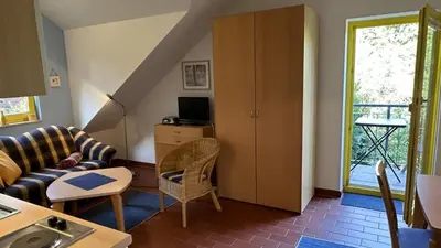 Ein Sitzbereich in der Unterkunft Franzi 2