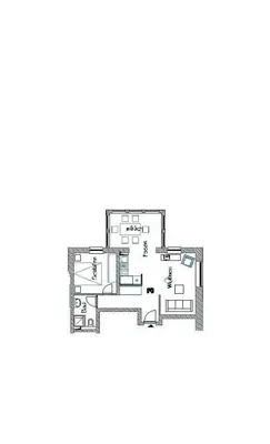 Grundriss der Unterkunft Franzi 3