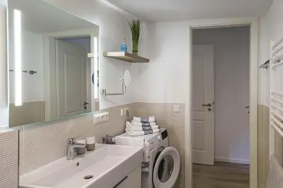 Ein Badezimmer in der Unterkunft Sandbank No 4