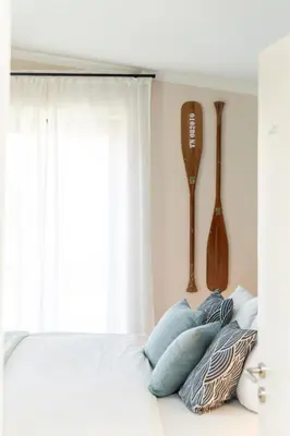 Ein Bett oder Betten in einem Zimmer der Unterkunft Grüngedacht