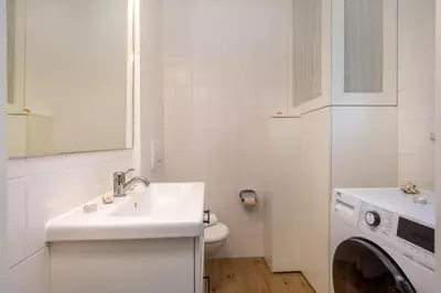 Ein Badezimmer in der Unterkunft Zingstgeflüster