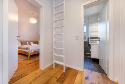 Ein Bett oder Betten in einem Zimmer der Unterkunft Zingstgeflüster