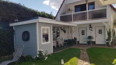 Ein Garten an der Unterkunft Holiday home Groß Kordshagen - Ostsee 2774