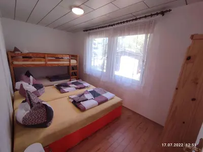 Ein Bett oder Betten in einem Zimmer der Unterkunft Holiday home Fuhlendorf 2