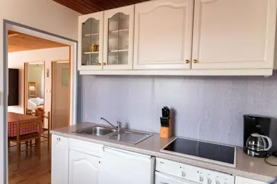 Küche/Küchenzeile in der Unterkunft Holiday home Fuhlendorf 2