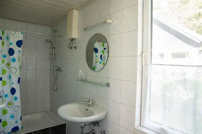 Ein Badezimmer in der Unterkunft Holiday home Fuhlendorf 2