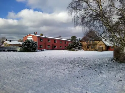 Pension Stocker im Winter