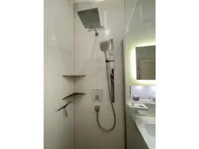 Ein Badezimmer in der Unterkunft Ferienwohnung Kleine Auszeit - b50593