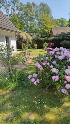 Ein Garten an der Unterkunft Haus Erika