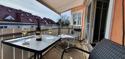Ein Balkon oder eine Terrasse in der Unterkunft Adele