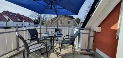 Ein Balkon oder eine Terrasse in der Unterkunft Baldo