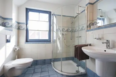 Ein Badezimmer in der Unterkunft Utkiek W5 - Ihr Hafen der Erholung in Zingst