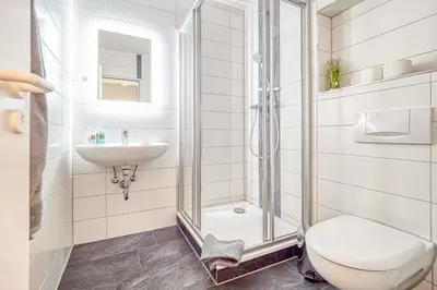 Ein Badezimmer in der Unterkunft Kormoran L6
