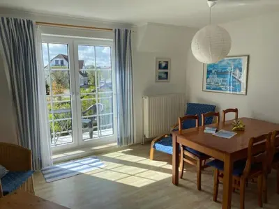 Ein Sitzbereich in der Unterkunft Whg 29 1 OG