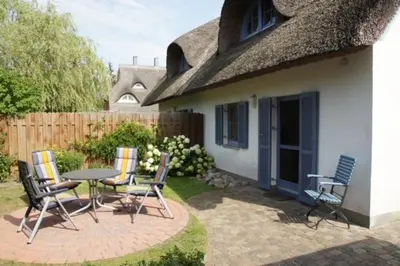Ein Garten an der Unterkunft An der Sonne
