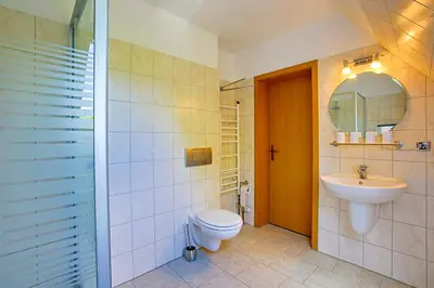 Ein Badezimmer in der Unterkunft Ferienunterkünfte ,,Haus Hanni