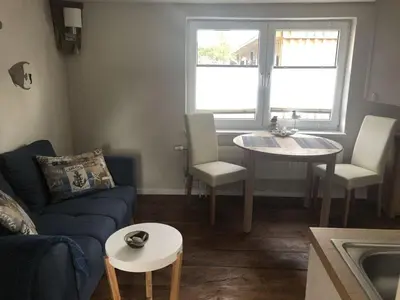 Ein Sitzbereich in der Unterkunft Katis Nest Comfortable holiday residence