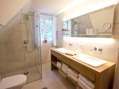 Ein Badezimmer in der Unterkunft Anchorage Darß Modern retreat