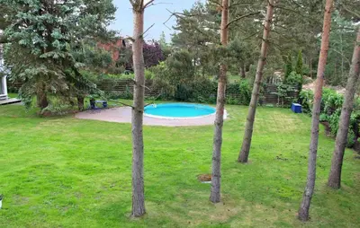 Der Swimmingpool an oder in der Nähe von Ferienwohnung Pruchten