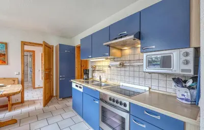 Küche/Küchenzeile in der Unterkunft Ferienwohnung Pruchten