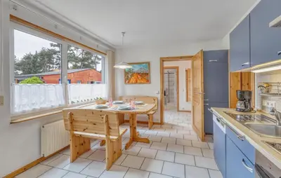Küche/Küchenzeile in der Unterkunft Ferienwohnung Pruchten