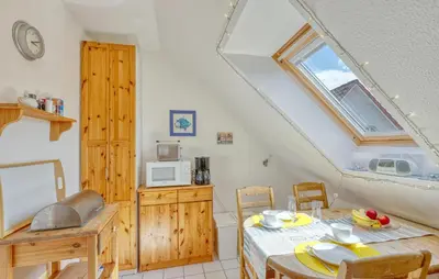 Küche/Küchenzeile in der Unterkunft Ferienwohnung Fuhlendorf