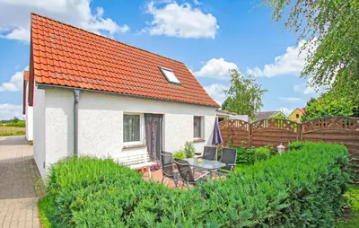 Ein Garten an der Unterkunft Ferienhaus Saal Ot Hessenburg