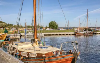 Blick auf einen Fluss in der Nähe der Ferienwohnung