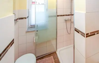 Ein Badezimmer in der Unterkunft Ferienwohnung Bodstedt