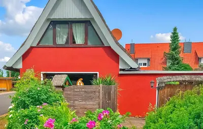 Ein Garten an der Unterkunft Ferienhaus Pruchten