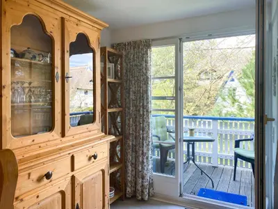 Ein Balkon oder eine Terrasse in der Unterkunft Achtern Diek 7b - Wohnung 8