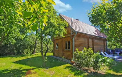 Ein Garten an der Unterkunft Ferienhaus Bartelshagen Ii