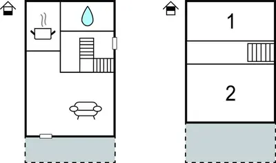Grundriss der Unterkunft Ferienhaus Bartelshagen Ii