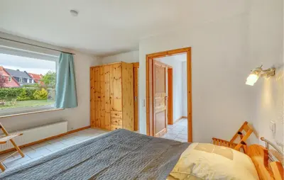 Ein Bett oder Betten in einem Zimmer der Unterkunft Ferienwohnung Pruchten