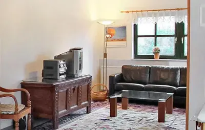 TV/Unterhaltungsangebot in der Unterkunft Ferienhaus Barth