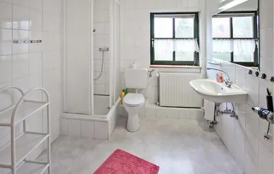 Ein Badezimmer in der Unterkunft Ferienhaus Barth